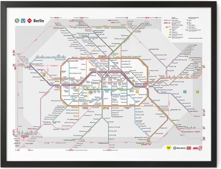 Produktbild BVG Berlin - Netzplan Berlin (50 x 40 cm)