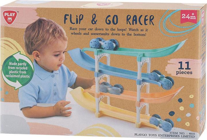 Produktbild Play die Flip and Go-Autorennstrecke, 11 Teile.