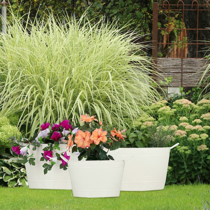 Produktbild Relaxdays Metallwanne (49 cm)