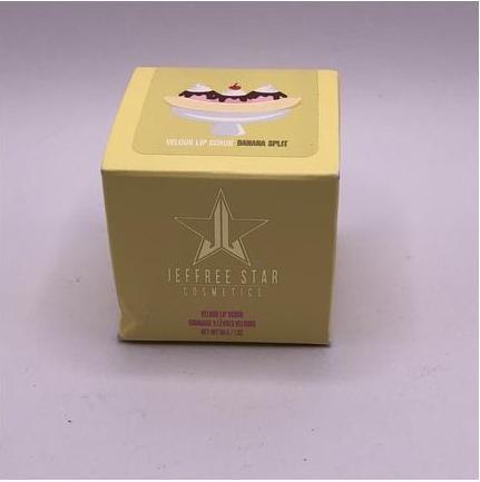 Actual product image Jeffree Star Banana Fetish Velvet Lip Scrub Bananasplit - Rare - NEW IN BOX (Lip Scrub)