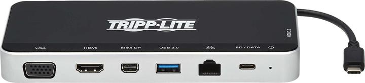 Actual product image Eaton USB Dock Triple Display 4K HDMI & mDP VGA USB 3.2 Gen 1 USB-A/C Hub GbE 60W PD Charg (USB-C)