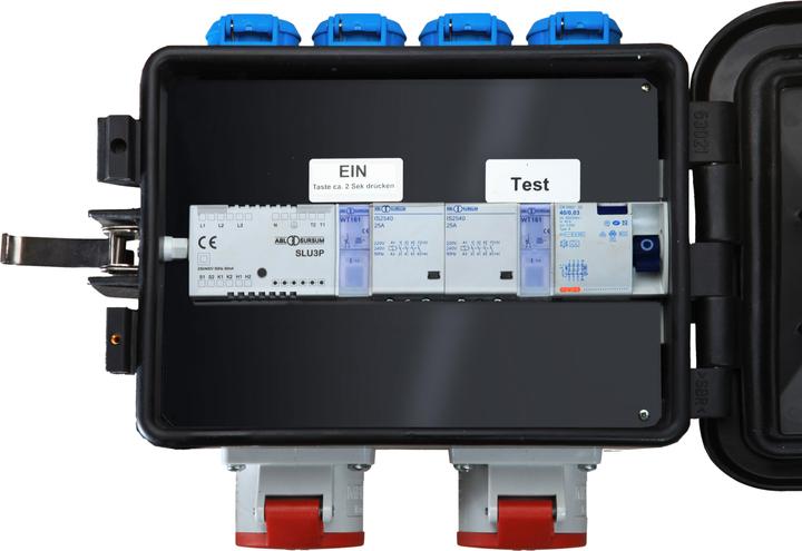 Actual product image As - Schwabe as-Schwabe PRCD-S power distribution board 2.0 m (6 x, CEE, CEE 7/3)