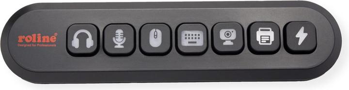 Image du produit Secomp ROLINE USB3.2 Gen1 Hub 7x USB-A austauschbare Tasten (14.02.5063) (USB-A, 7 ports)