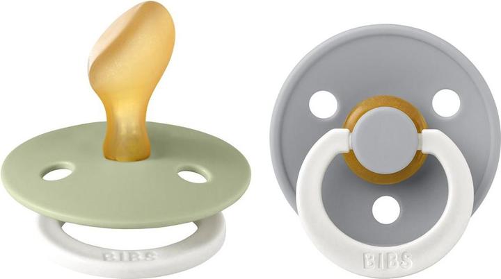 Image du produit Bibs Sucette Colour 2 PACK Latex Anatomical 6-12m Sage GLOW Cloud GLOW (2 x, 6 - 12 M.)