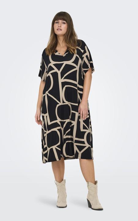Produktbild Only Normal geschnitten V-Ausschnitt Midikleid Kleid (L)