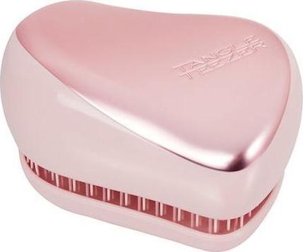 Produktbild Tangle Teezer Compact Styler Pink Matte Chrome Haarbürste zum Entwirren