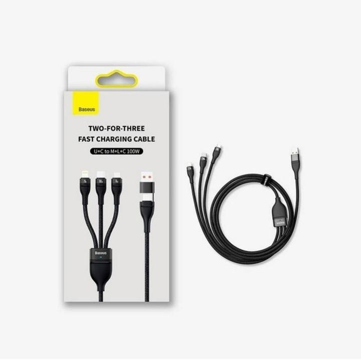 Produktbild Baseus Flash Series II (1.20 m, USB 3.2 Gen 1, 100 W)