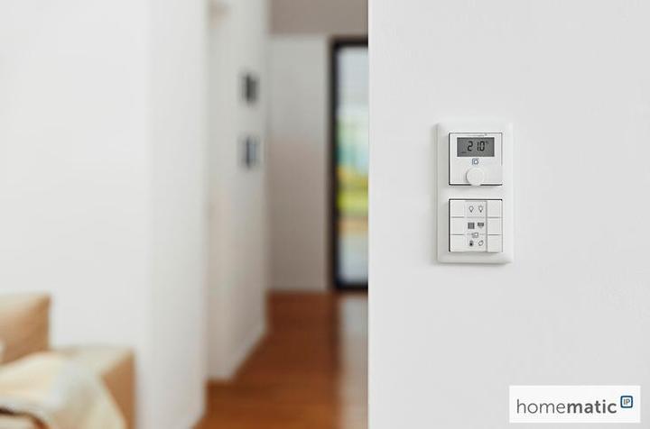Actual product image Homematic IP Wall switch - 6-fold