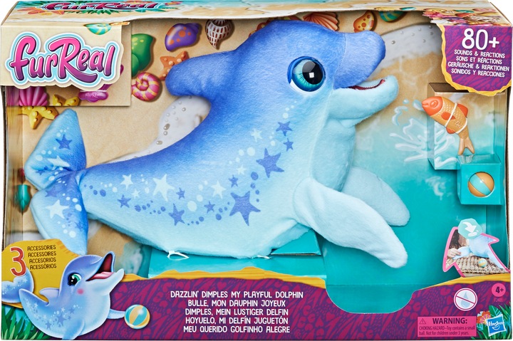 Actual product image FurReal Dimples, my funny dolphin (35.60 cm)