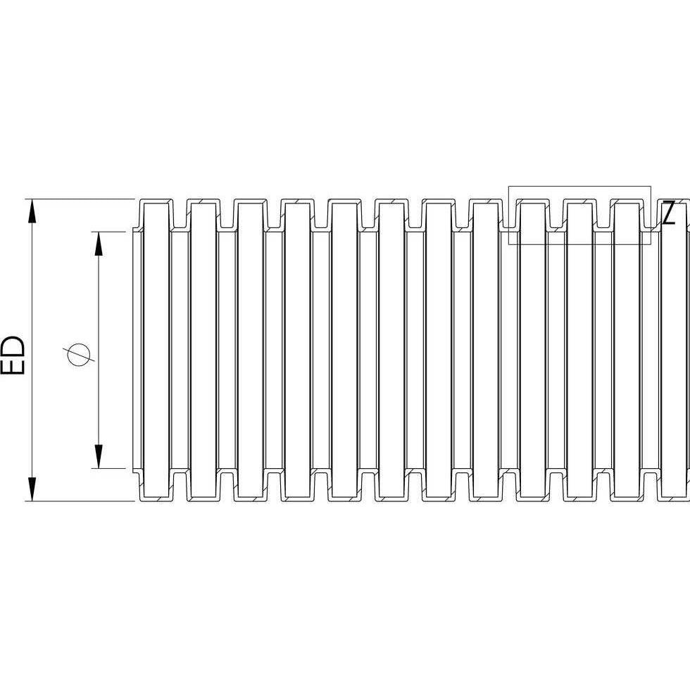 Thumbnail - Wiska, Leitungsführung, BCAB-L-10-BK (5000 cm)