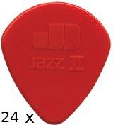 Actual product image Dunlop Plectren Jazz 2 red,Bag/24 (24 x)