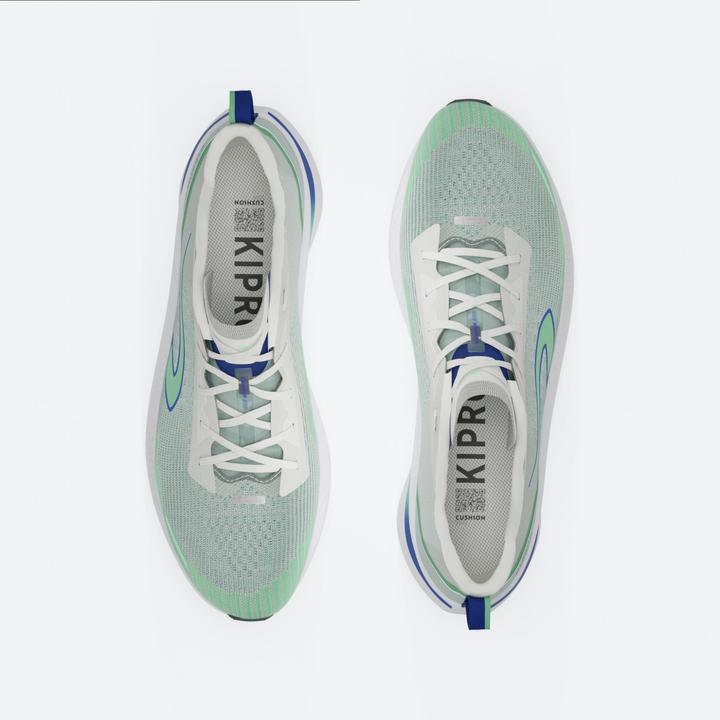 Immagine prodotto Kiprun Laufschuhe Herren - Cushion 500 weiss/grün (42)