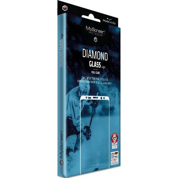 MyScreen Protector MS Diamond Glass Edge FG Huawei Y6 2019 czarny/nero Full Glue (1 pz., Huawei Y6 (2019)), Pellicola protettiva smartphone, Nero