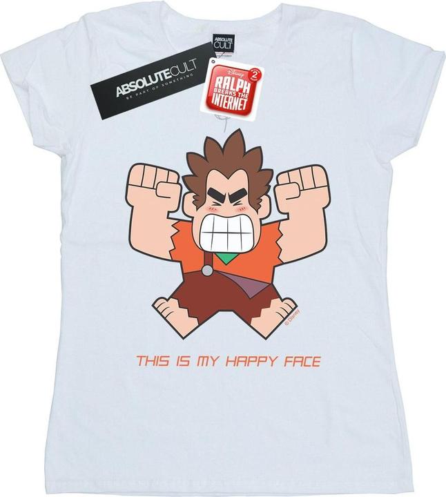 Image du produit Disney - T-shirt WRECK IT RALPH HAPPY FACE - Femme (L)