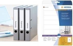 Actual product image HERMA Folder labels A4