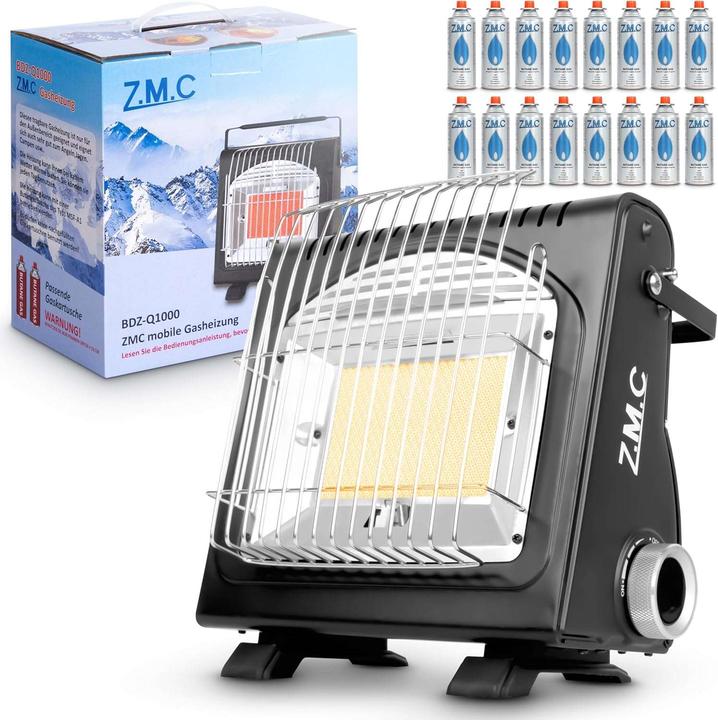 Produktbild ZMC Z.M.C 2-in-1 Portable Gas Heater and Gas Cooker (1700 W)