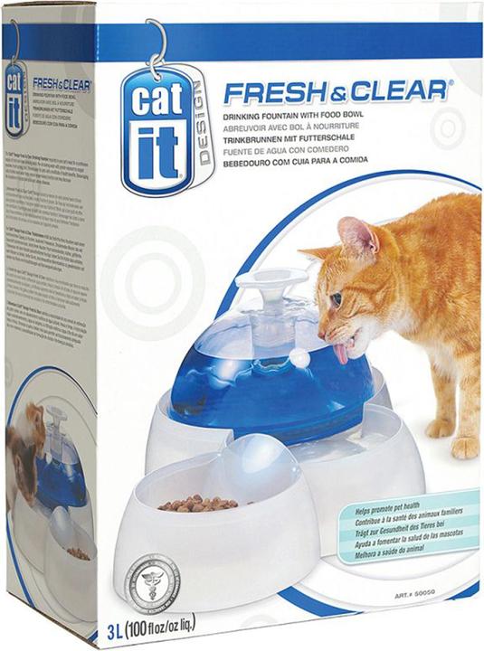 Actual product image Catit Water Fountain Drinking fountain, 3 l, incl. feeding bowl