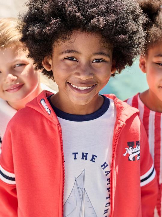 Image du produit Vertbaudet Sweat à capuche garçon avec grand motif au dos (152)