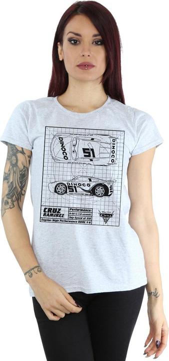 Image du produit Disney - T-shirt CARS CRUZ RAMIREZ BLUEPRINT - Femme (L)