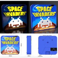 Immagine prodotto Numskull Lampada 3d - Space Invaders