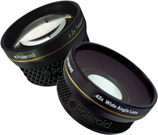 Polaroid PLKIT37WT (Convertitore grandangolare, Teleconvertitore)