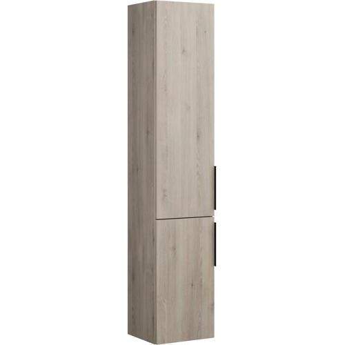 burgbad, Badezimmerschrank, Eqio Hochschrank mit 2 Türen und 1 Innenschublade, Türanschlag links, 1760 x 350 mm