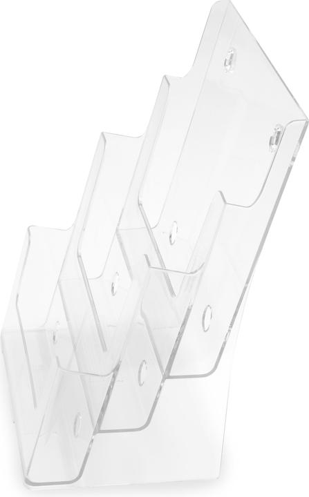 Immagine prodotto Deflecto Portadepliant, DIN A4 verticale, 3 tasche, cristallino (Ritratto A4)