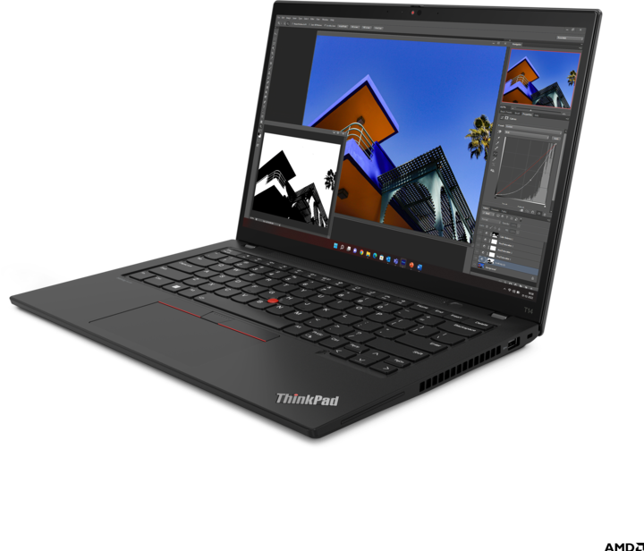 Produktbild Lenovo ThinkPad T14 Gen 4 (14", AMD Ryzen 7 Pro 7840U, 32 GB, 512 GB, DE)