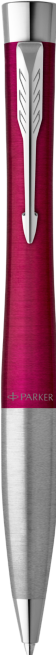 Actual product image Parker Ballpoint pen TWIST URBAN Vibr. C.C. bl. M (Magenta, Stainless steel, 1 x)