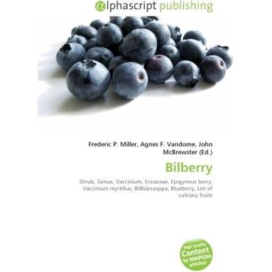 Thumbnail - Bilberry, Fachbücher von Agnes F. Vandome, Frederic P. Miller, John McBrewster
