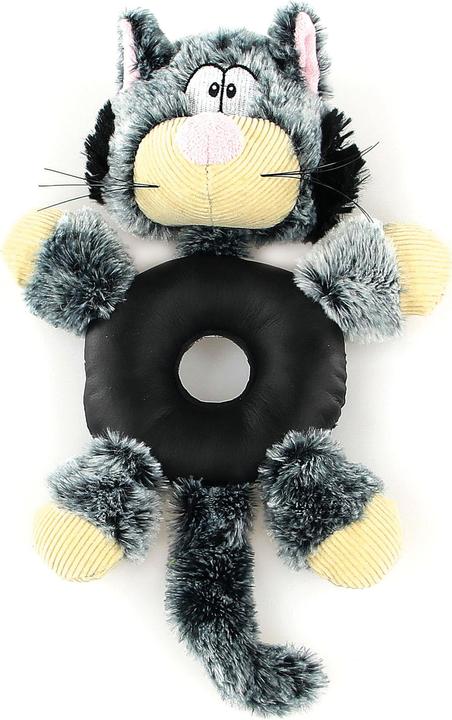 Actual product image Swisspet Plush cat leather donut (Plush toy dog)