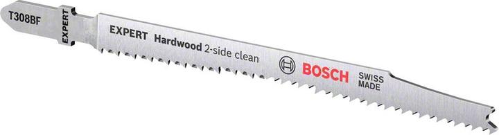 Produktbild Bosch Professional Zubehör EXPERT ‘Hardwood 2-side clean’ T 308 BF Stichsägeblatt, 100 Stück