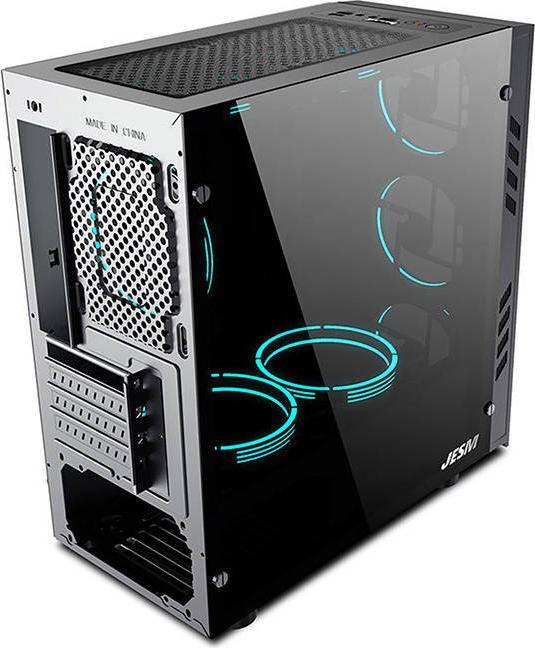 Actual product image Aigo Black Technology Mini Micro-ATX computer case (black) (mATX)