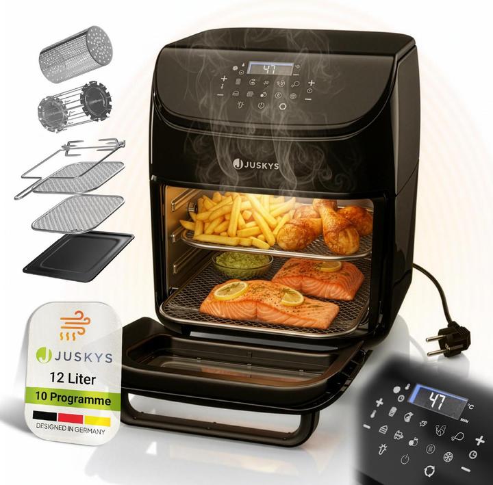 Juskys Heissluftfritteuse Airfryer 12L