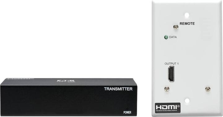Produktbild Eaton DisplayPort to HDMI over Cat6 Extender Kit Box Transmitter/Wall Plate Receiver 4K 60 (1.38 m, HDMI)