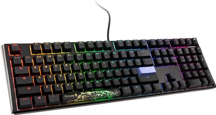 Image du produit Ducky Clavier de jeu One 3 Classic noir/blanc, LED RGB - MX-Speed-Silver (US) (USA, Filaire)