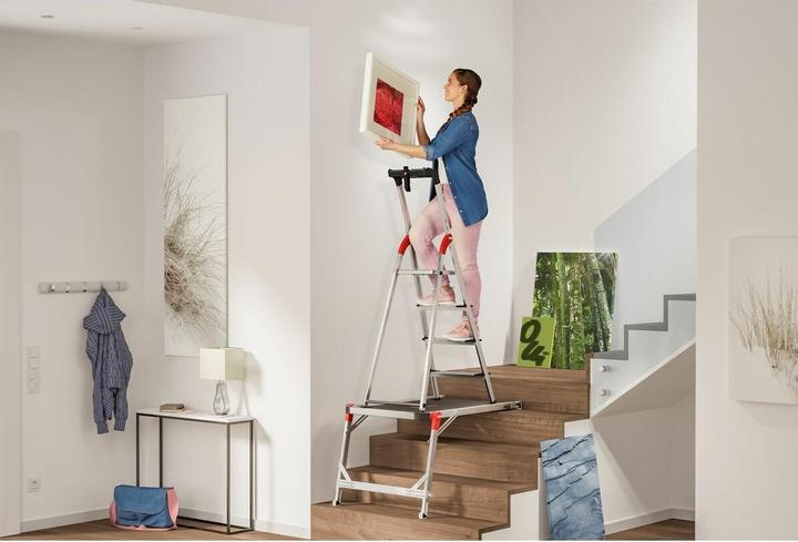 Productafbeelding Hailo TP1, Trapleuning, De innovatieve en veilige oplossing voor het renoveren en decoreren van trappen (Werkplatform, 120 cm)
