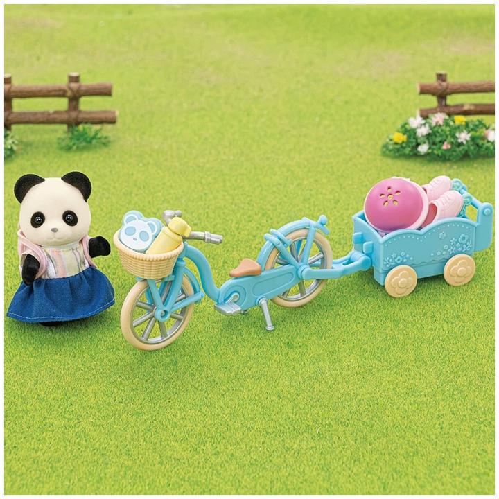 Actual product image Sylvanian Families Cycle & Skate Set -Panda Girl