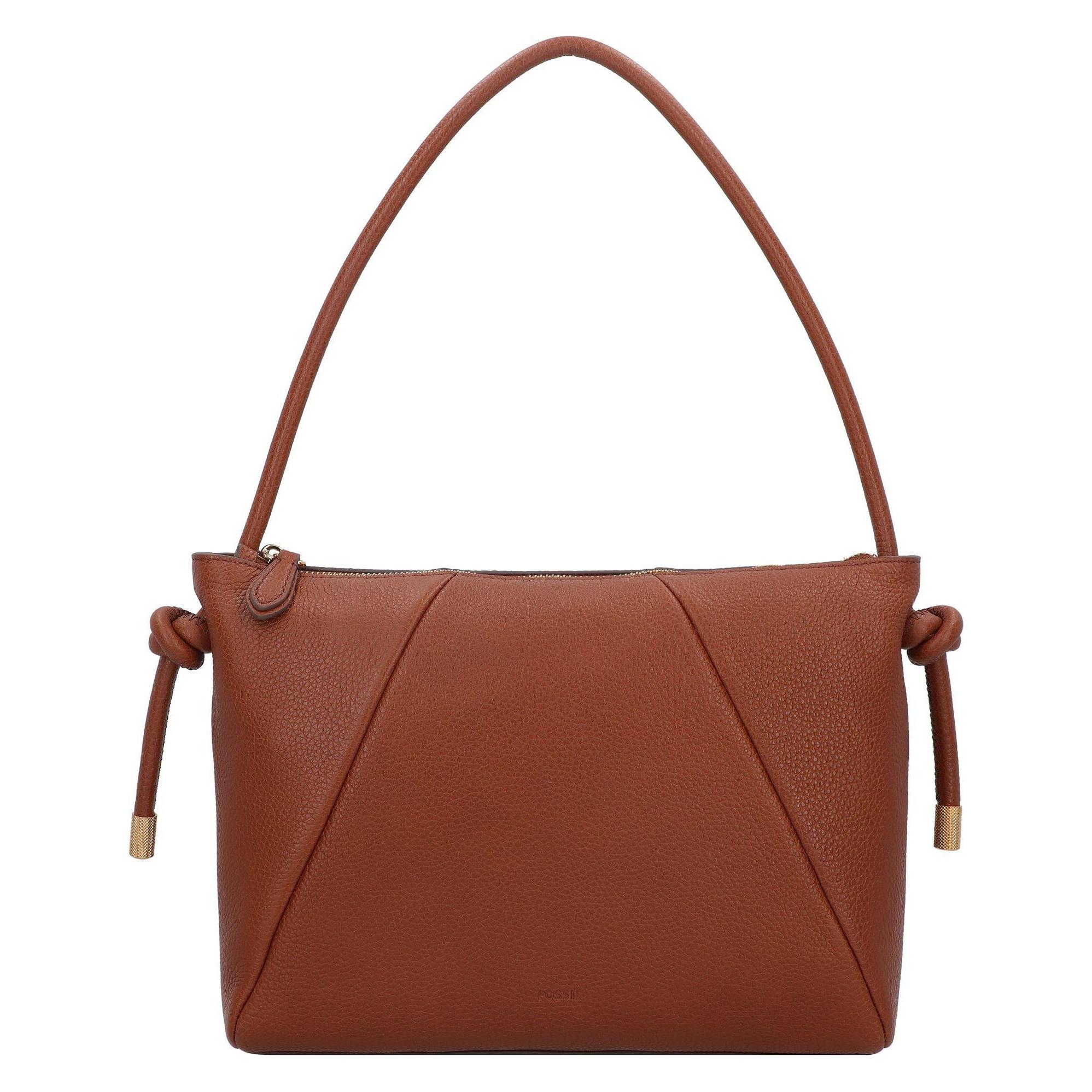 Fossil, Damen, Handtasche, Willa Schultertasche Leder 30.5 Cm, Braun