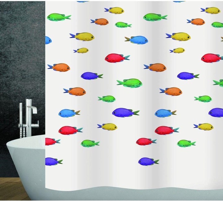 Actual product image Diaqua Shower curtain textile Aquatic (120 x 200 cm)