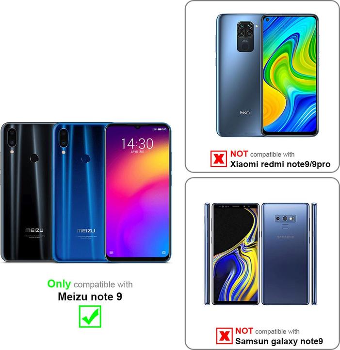 Image du produit Cadorabo Book Couverture magnétique invisible (Meizu Note 9)