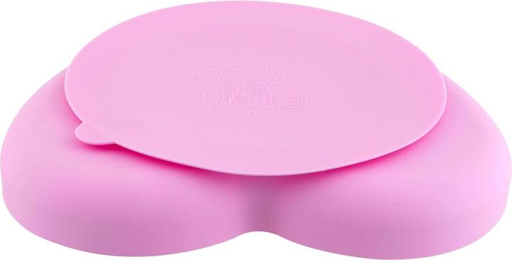 Actual product image Chicco Plate silicone heart girl