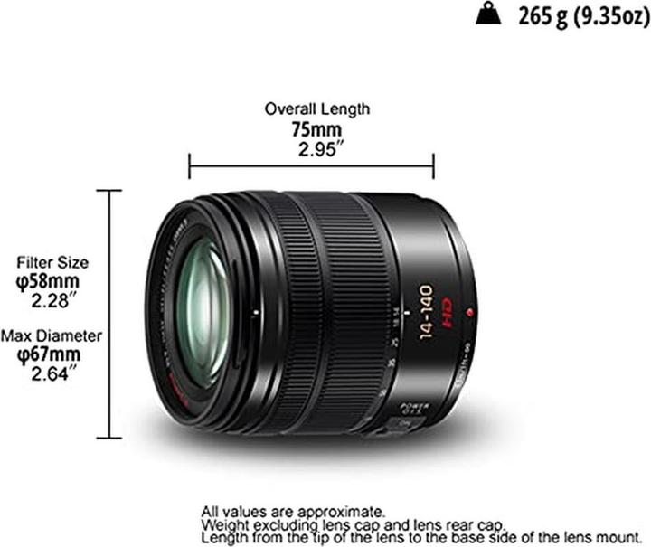 Immagine prodotto Panasonic Lumix G 14-140mm f/3.5-5.6 II (Micro Four Thirds, Micro Four Thirds)