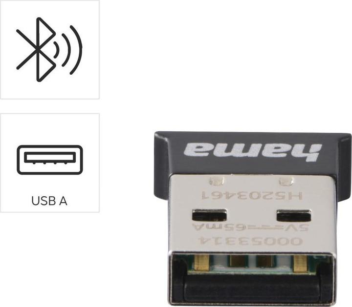 Produktbild Hama Bluetooth®-USB-Adapter, Version 5.4, Class 2