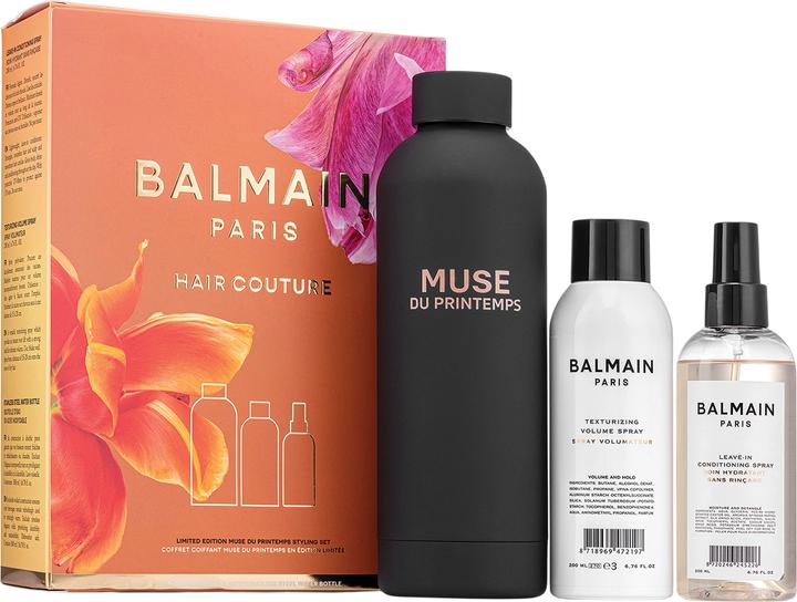 Balmain Set: Muse Du Printemps Argan Oil Leave-In & Butane Hairspray (Hair care set)