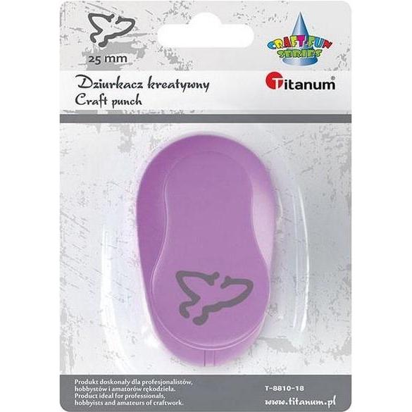 Titanum, Perforatore, Locher mit Taubenmotiv, Umriss 25 mm