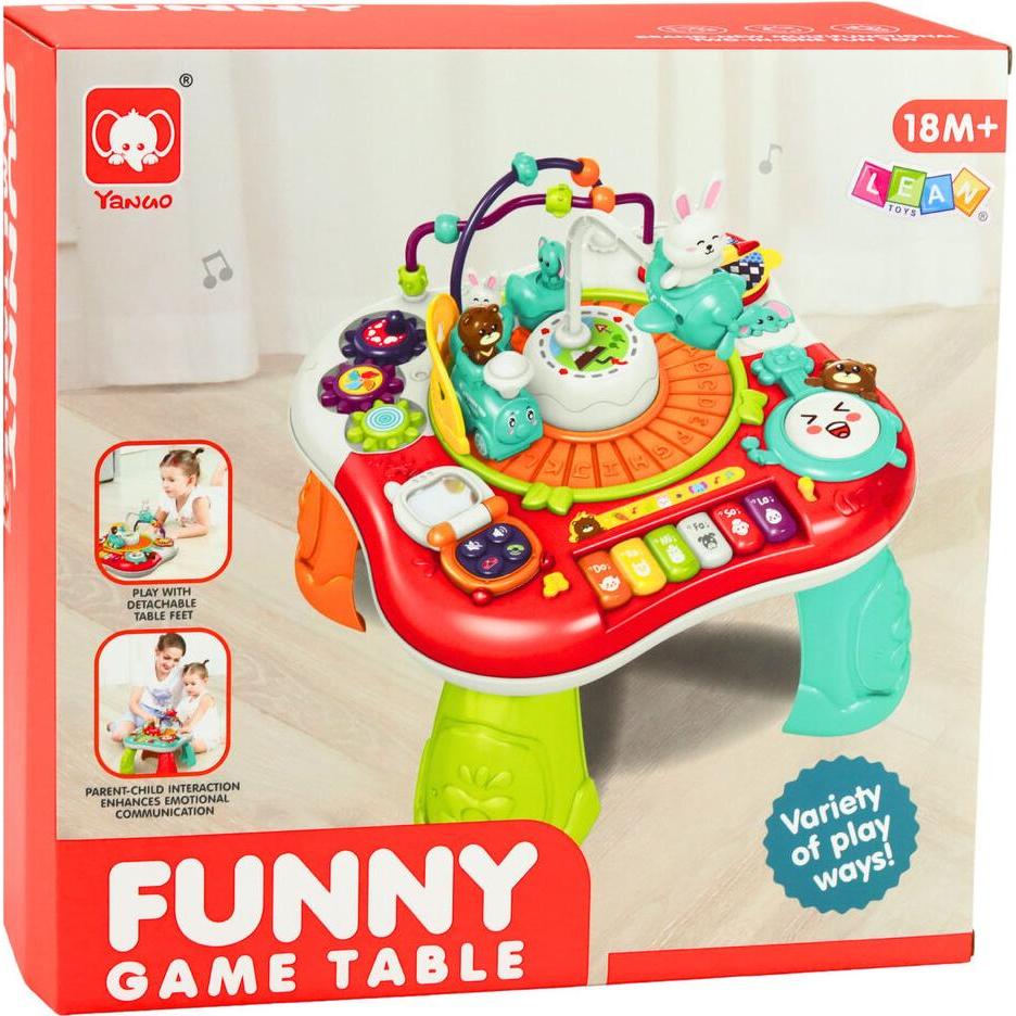 Lean Toys Interaktives Musikpanel-Piano 2-in-1 mit Lernfunktion, türkis