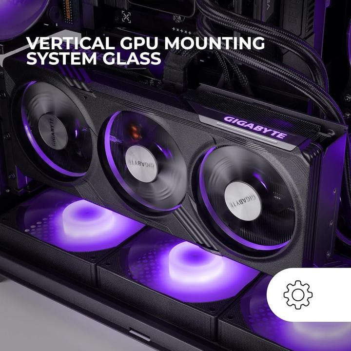 Immagine prodotto Mars Gaming Boitier Moyen Tour Atx Mc-3gf Pro RGB Avec Panneaux Vitrés (Noir) (ATX, mATX, Mini-ITX)