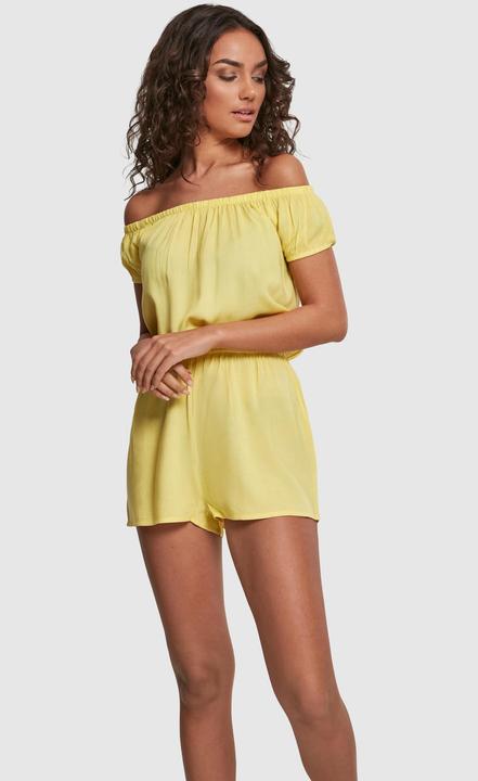 Actual product image Urban Classics Ladies Off Shoulder Short Jumpsuit (S)