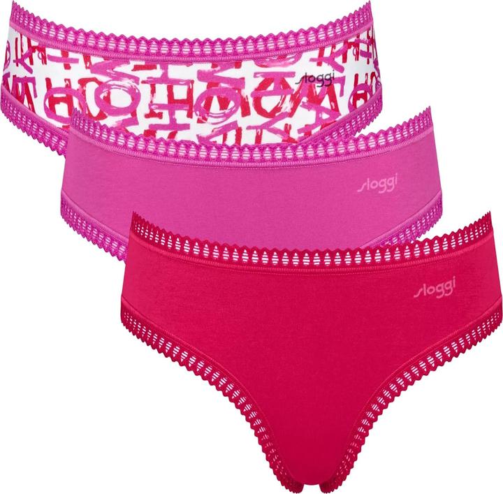 Actual product image Sloggi Unterhose GO CRUSH HIPSTER Slip 3er Pack (XXL, pack of 3)